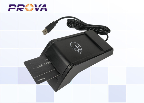IC & RFID Chip Card Reader USB Interface With 500,000 Times Long Life Time